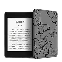 Case Compatible with Kindle Paperwhite Case Fits 10th Generation 2018 Released eBook Reader Covers Smart Accessories PU Leather Kindle Covers - Lucky cat