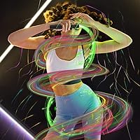 Fiber Optic Lights Dance Space Whip, LED Fiber Optic Whip Super Bright Light 40 Color Effect Mode- 360° Swivel Pixel Rave Whip Rave Accessories for Parties, Music Festival, Christmas Carnival