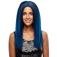 Lace Hairline Wigs For Black Women Long Straight Synthetic Hair 24