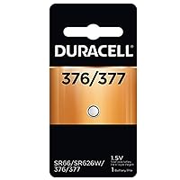 Duracell Silver Oxide Battery Watch/Electronic 1.5 Volt 377 1 Each (Pack of 8)