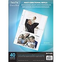 Pinnacle Frames and Accents Thompson 5x7 Multidirectional Refill Sheets