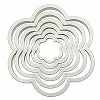 PME Flower Cutters, for Cake Decorating, Set of 6