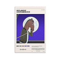 generic Anime Posters BoJack Horseman Wall Decor Motivational Posters Minimalist Posters Canvas Wall Art Picture Prints Wallpaper Family Living Room Decor Posters 12x18inch(30x45cm)