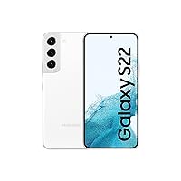 Samsung Galaxy S22 5G Mobile Phone 128GB SIM Free Android Smartphone Phantom White