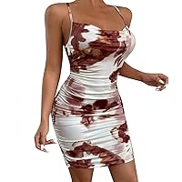 Low Back Dress,Women's Slit Long Date Night Low Cut Bodycon Swing Dress Knit Going Out V Neck Floral Dresses