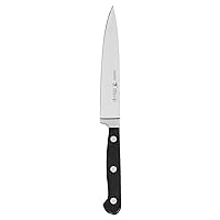 HENCKELS Classic Razor-Sharp 6-inch Utility Knife, Tomato Knife, German Engineered Informed by 100+ Years of Mastery, Black/Stainless Steel