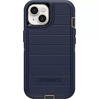 OtterBox Defender Series Screenless Edition Case for iPhone 14 & iPhone 13 (Only) - Case Only - (Blue Suede Shoes)