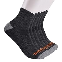 Timberland PRO Men's 6-Pack Performance Quarter Length Socks