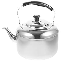 DOITOOL Stainless Steel Whistling Tea Kettle 5.5L Stovetop Tea Kettle, Whistling Tea Pots for Stove Top, Classic Stovetop Kettle with Universal Base, Cool Grip Bakelite Handle