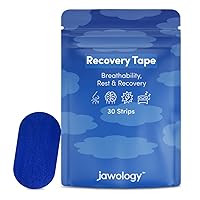 Jawology™ Rest & Recovery Tape (30 Pack) - Premium Cactus Silk Material, Breathable and Hypoallergenic