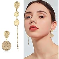 Original Design Jewelry Long Pendant Pearl Female Unique Asymmetric Fashion Earrings