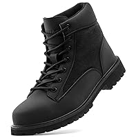 SUADEX Steel Toe Boots for Men Women,Waterproof and Heat Resistant Indestructible Work Safety Boot Outdoor Protection Construction Shoes