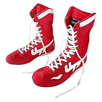 Boxing Shoes for Children's Boys Anti-Slip High Top Wrestling Shoes Youth Wrestling Shoes Training Boots for Kids