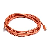 Monoprice 10FT 24AWG Cat6 550MHz UTP Ethernet Bare Copper Network Cable - Orange