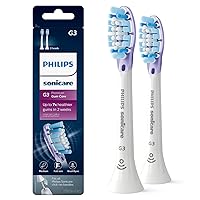 Philips Genuine Sonicare Premium Gum Care Replacement Brush Heads, 2 Pack, White - HX9052/17