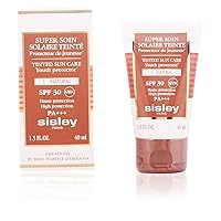 Sisley Super Soin Solaire Tinted SPF 30 No. 1 Natural Sun Care for Women, 1.3 Ounce