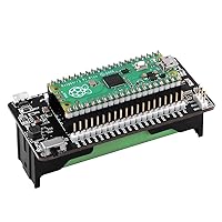 GeeekPi UPS Power Supply Uninterruptible UPS HAT for Raspberry Pi Pico/Pico W, Support 18650 Lithium Battery Charger Power Bank Power Management Expansion Board for Raspberry Pi Pico/Pico W