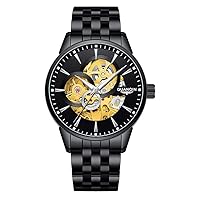 GUANQIN Skeleton Automatic Mechanical Watch Men's Luminous Watch Tourbillon Watch Male