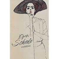 Egon Schiele Notebook: Cover Sketches by Egon Schiele Wide Ruled Notebook