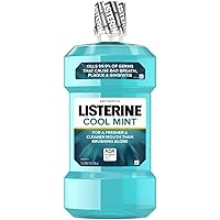 Listerine Antiseptic Mouthwash, Cool Mint, 50.7 oz