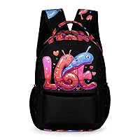 Cute Land Slug Love Laptop Backpack Cute Daypack for Camping Shopping Traveling