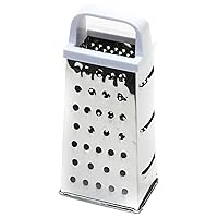Chef Craft Tin-Plated Pyramid Grater, 8 inches in length, Stainless Steel