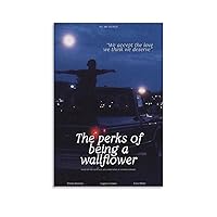 The Perks of Being A WallFlower Movie Poster Wall Art Paintings for Living Room Bedroom Canvas Wall Decor Home Decor Living Room Decor Aesthetic Unframed 16x24inch（40x60）