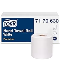 Tork Roll Hand Towel White H71, Premium, 6 x 600 towels, 7170630