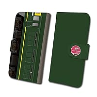 Daibi Railway Smartphone Case No.1 EF81 Twilight Express [Notebook Type] Licensed by JR West Japan Commercialization, Compatible with Many Models, M Size, Green