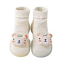 Toddlers Animal Rubber Sole Socks Toddler Cartoon Soft Rubber Sole Socks for Boys Girls First Walking