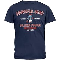 Grateful Dead - Mens Patriot Dead T-shirt Medium Dark Blue