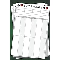 Bridge score Pads: The Perfect Bride Score Sheets Book For Over 100 Games.