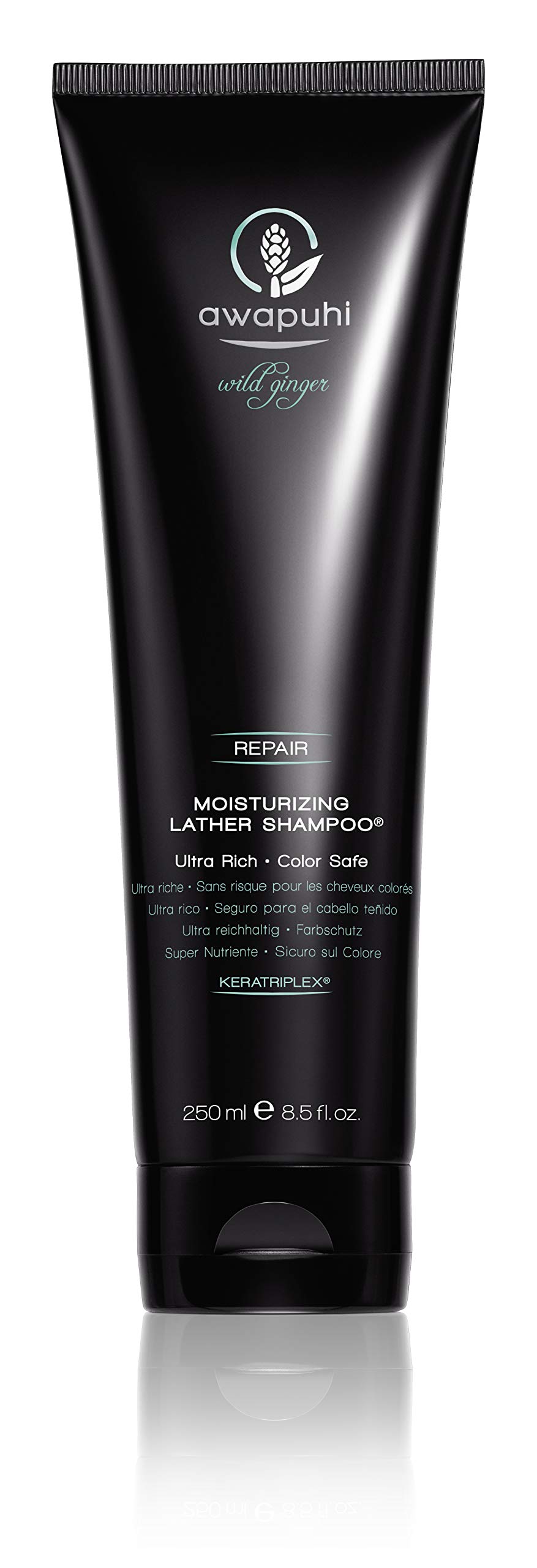 Awapuhi Wild Ginger by Paul Mitchell Nourishing Moisturizing Lather Shampoo, Ultra Rich, Color-Safe Formula, For Dry, Damaged + Color-Treated Hair