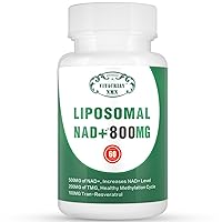 NAD+ Supplement Liposomal NAD+ Plus 800MG Nicotinamide Riboside Alternative for Cell Energy, Healthy Aging and Muscle Repair 60 Capsules