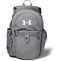 Under Armour Men's Lacrosse Backpack, Steel (035)/White, One Size Fits All