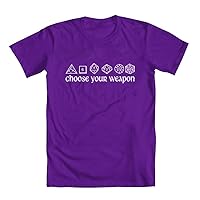 DND Inspired Choose Your Weapon Youth Girls' T-Shirt