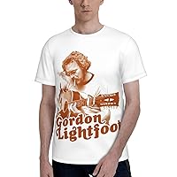 COPTRZ Gordon Music Lightfoot Singert Shirt Boys Summer O-Neck Fashion Short Sleeve Tee