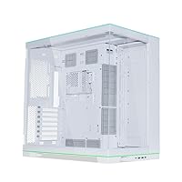 Lian Li O11D EVO RGB E-ATX gaming dual chamber case - ARGB lighting strips - Up to 420mm radiator - Cable management - Front and side tempered glass panels - Reversible chassis (O11DERGBW.US)