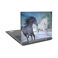 Head Case Designs Officially Licensed Simone Gatterwe Freedom in The Snow Horses Vinyl Sticker Skin Decal Cover Compatible with Dell Inspiron 15 7000 P65F