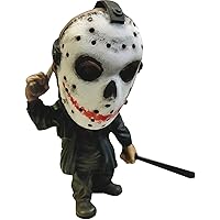 Toys Friday The 13th: Jason (Halloween Version) Defo-Real Soft Vinyl Statue, Multicolor, 6 inches