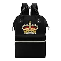 Crown Jewel0 Diaper Bag for Women Large Capacity Daypack Waterproof Mommy Bag Travel Laptop Backpack