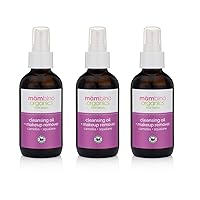 Mambino Organics Cleansing Oil And Makeup Remover, Camellia + Squalane, 6 floz (3 Pack)