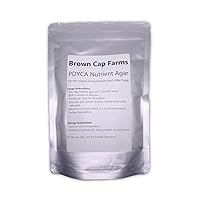 Potato Dextrose Yeast Charcoal Agar - Black Agar - PDYCA - Ideal for All Mushroom Cultures (200g)