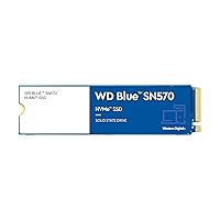 Western Digital 1TB WD Blue SN570 NVMe Internal Solid State Drive SSD - Gen3 x4 PCIe 8Gb/s, M.2 2280, Up to 3,500 MB/s - WDS100T3B0C