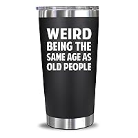 NewEleven Gifts For Men, Women - Funny Gag Gifts Ideas For Dad, Mom, Grandpa, Grandma, Husband, Wife, Uncle, Him - 40th 50th 60th 70th 80th Birthday Gifts For Men Women – 20 Oz Tumbler