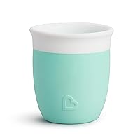 Munchkin® C’est Silicone! Open Training Cup for Babies and Toddlers 4 Months+, 2 Ounce, Mint