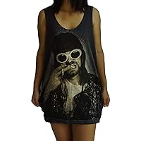 HOPE & FAITH Unisex Kurt Cobain Tank Top Vest Singlet Sleeveless T-Shirt Mens Womens Ladies