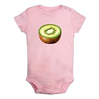 Fruit Kiwi Image Print Rompers Newborn Baby Bodysuits Infant Jumpsuits Novelty Outfits Clothes