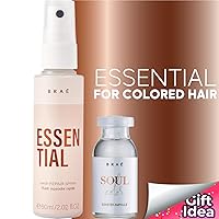 Power Dose Deep Conditioning Treatment for Colored Damaged Hair + Travel Size Essential Hair Repair Leave-In Conditioner Spray Bundle