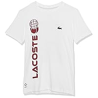Lacoste Boys' Short Sleeve Tennis Graphic T-Shirt